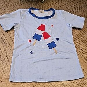 Boys 4th of July Popsicles shirt 6-7T